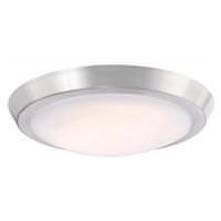 Westinghouse 11" 20 watt Brushed Nickel Frosted Acrylic Shade Dimmable LED Flush Mount