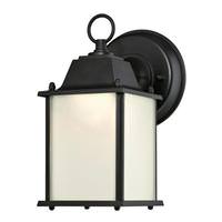Westinghouse 1 Light 9 watt Textured Black Frosted Glass Shade 3000K Non-Dimmable LED