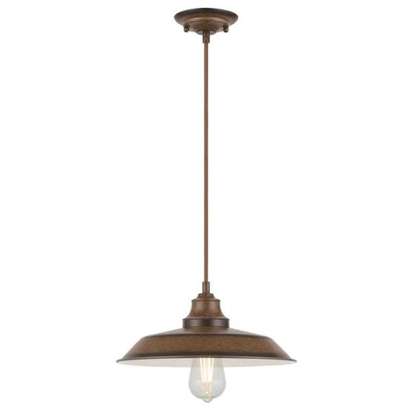 1 Light Barnwood Pendant