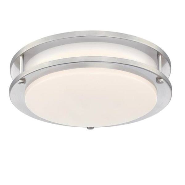 11" 19 watt 3000K Natural White Frosted Dimmable LED Indoor Flush Mount Ceiling Fixture