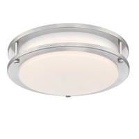 Westinghouse 11" 19 watt 3000K Natural White Frosted Dimmable LED Indoor Flush Mount Ceiling Fixture