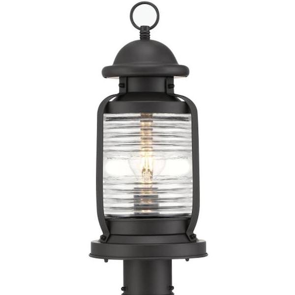 1 Light Weathered Bronze Outdoor Post Top Fixture