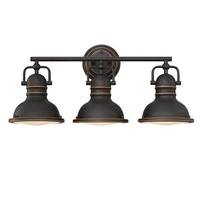 View 3 Light Oil Rubbed Bronze Indoor Wall Fixture