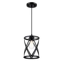 Westinghouse 1 Light Matte Black Finish Isadora Mini Pendant