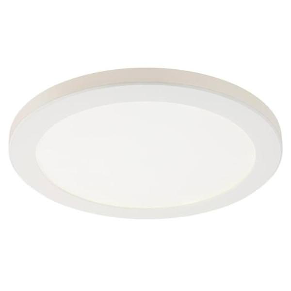 12" 17 watt 120 volt CCT Selectable Round White LED Dimmable Ceiling Light Fixture