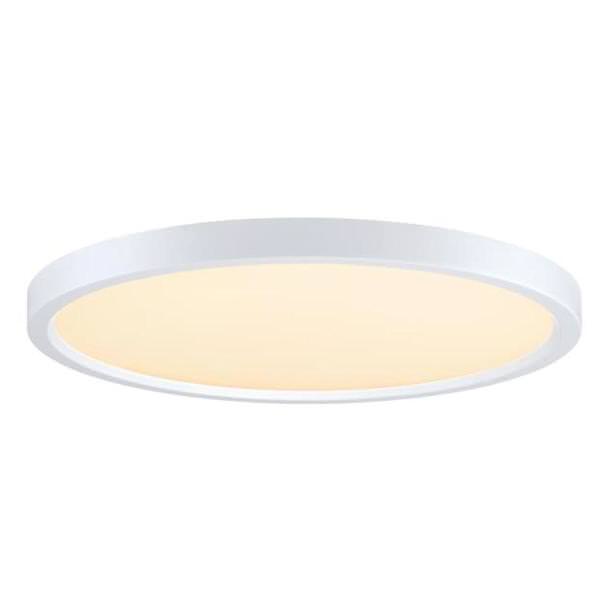 15" 30 watt 120 volt CCT Selectable Round White LED Dimmable Ceiling Light Fixture
