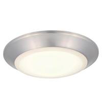 Westinghouse 7" 16 watt 120 volt CCT Selectable Round Brushed Nickel LED Dimmable Ceiling Light Fixture