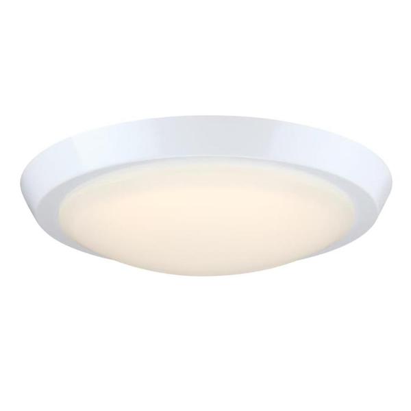 11" 23 watt CCT Selectable Round White LED Dimmable Ceiling Light Fixture