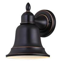 Westinghouse 1 Light (Medium Screw Base) 9.5" Lantern Amber Bronze Wall Light Fixture