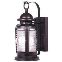 Westinghouse 1 Light (Medium Screw Base) 6" Weatherby Weathered Bronze Finish on Steel with Clear Glass Wall Lantern Light Fixture