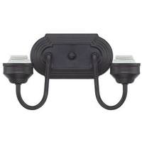 Westinghouse 2 Light (Medium Screw Base) 11" Oil Rubbed Bronze Finish Wall Light Fixture
