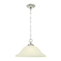 View 1 Light Brushed Nickel Ceiling Light Fixture
