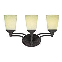 View 3 Light Oil Rubbed Bronze Indoor Wall Fixture