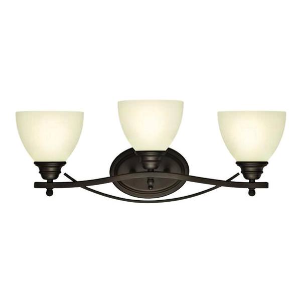 3 Light Oil Rubbed Bronze Indoor Wall Fixture