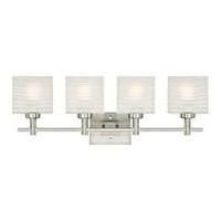Westinghouse 4 Light Brushed Nickel Wall Light Fixture