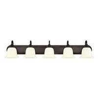 Westinghouse 5 Light Amber Bronze Wall Light Fixture