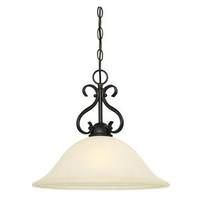 View 1 Light Oil Rubbed Bronze Pendant Light Fixture