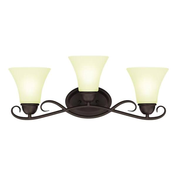 3 Light Oil Rubbed Bronze Indoor Wall Fixture