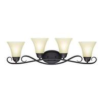 Westinghouse 4 Light Oil Rubbed Bronze Wall Light Fixture