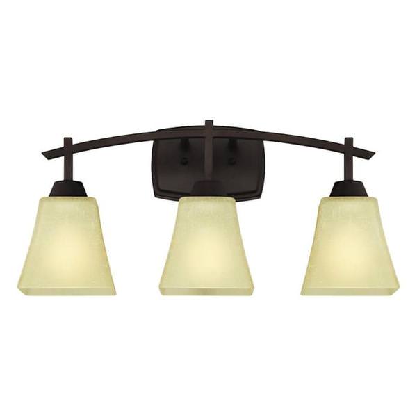3 Light Oil Rubbed Bronze Indoor Wall Fixture