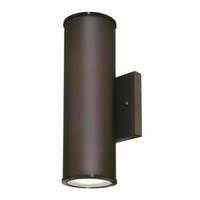 View 2 Light Up and Down Oil Rubbed Bronze Frosted Glass Lens LED