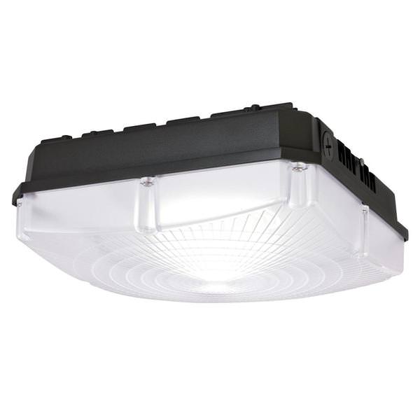 70 watt 120/277 volt 5000K Daylight LED Square Garage Canopy Fixture