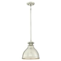 Westinghouse 1 Light Brushed Nickel Shade Adjustable Pendant Light Fixture