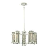 Westinghouse 5 Light Brushed Nickel Mesh Shades Chandelier Light Fixture