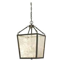 Westinghouse 4 Light Oil Rubbed Bronze Antique Mirror Glass Shade Chandelier Light Fixture