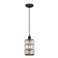 View 1 Light (Medium Screw Base) Oil Rubbed Bronze Mini Pendant Light Fixture