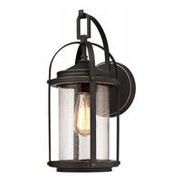 View 1 Light Oil Rubbed Bronze with Highlights Wall Light Fixture