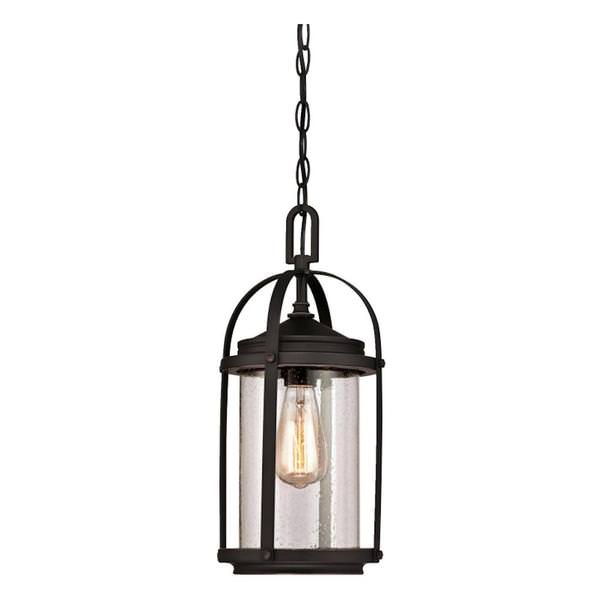 1 Light Oil Rubbed Bronze Outdoor  Pendant Fixture