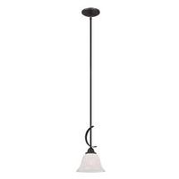 Westinghouse 1 Light Adjustable Oil Rubbed Bronze Finish with Amber Glass Shade