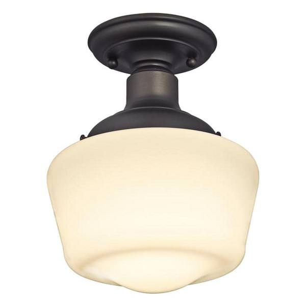 1 Light Indoor Semi-Flush Ceiling Fixture