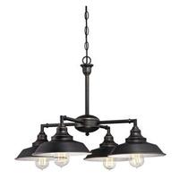 View 4 Light Indoor Convertible Chandelier/Semi-Flush Ceiling Fixture