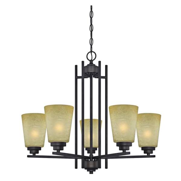 2' x 2' 5 Light Indoor Chandelier