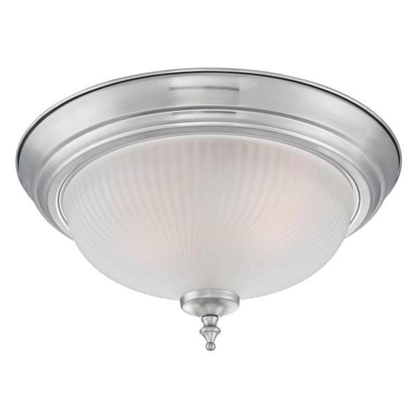 2 Light Indoor Flush Ceiling Fixture (2 Pack)