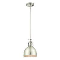 Westinghouse 1 Light Brushed Nickel Hammered Shade Adjustable