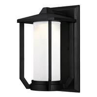 Westinghouse 1 Light 13 watt Textured Black Finish with Frosted Glass 2700K LED Outdoor Post Top Fixture