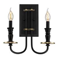 Westinghouse 2 Light Oil Rubbed Bronze Wall Light Fixture