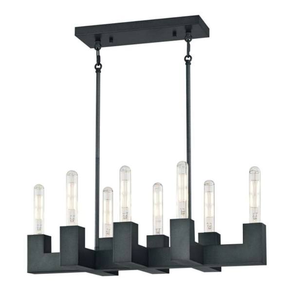 8 Light 4.5 watt 2700K Warm White Iron Dimmable LED Chandelier