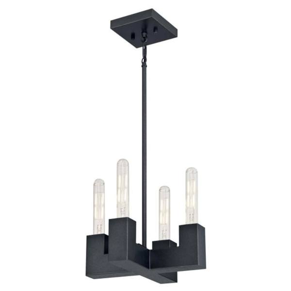 4 Light 4.5 watt Iron Dimmable LED Pendant