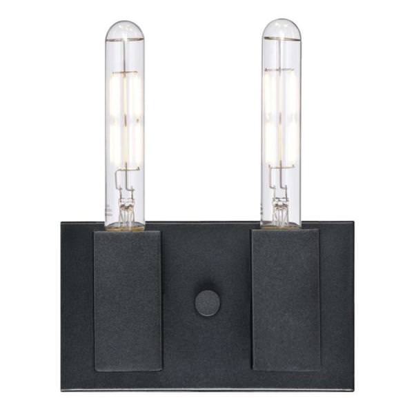 2 Light 4.5 watt 2700K Iron LED Dimmable Wall Fixture 