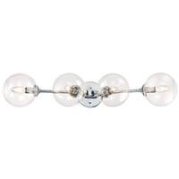 Westinghouse 4 Light Chrome Clear Glass Shades Wall Light Fixture