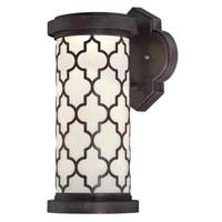 View 1 Light 12 watt Aged Brown 3000K Natural White Dimmable Wall Light Fixture