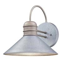 View 1 Light 13" Galvanized Steel Wall Light Fixture