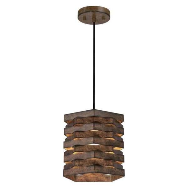 1 Light Barnwood Mini Pendant