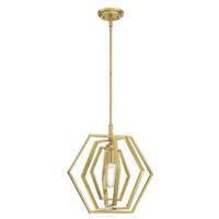 Westinghouse 1 Light Champagne Brass Pendant Light Fixture