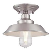 Westinghouse 1 Light Brushed Nickel Ceiling Light Fixture