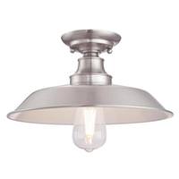 Westinghouse 1 Light Brushed Nickel Ceiling Light Fixture